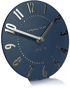 Thomas Kent - Mulberry Midnight Blue Mantel Clock